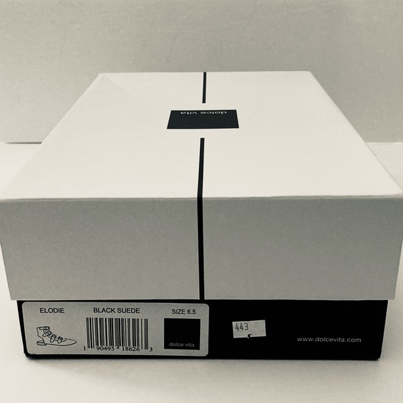 Dolce Vita Black Suede Flats - Picture 7 of 8